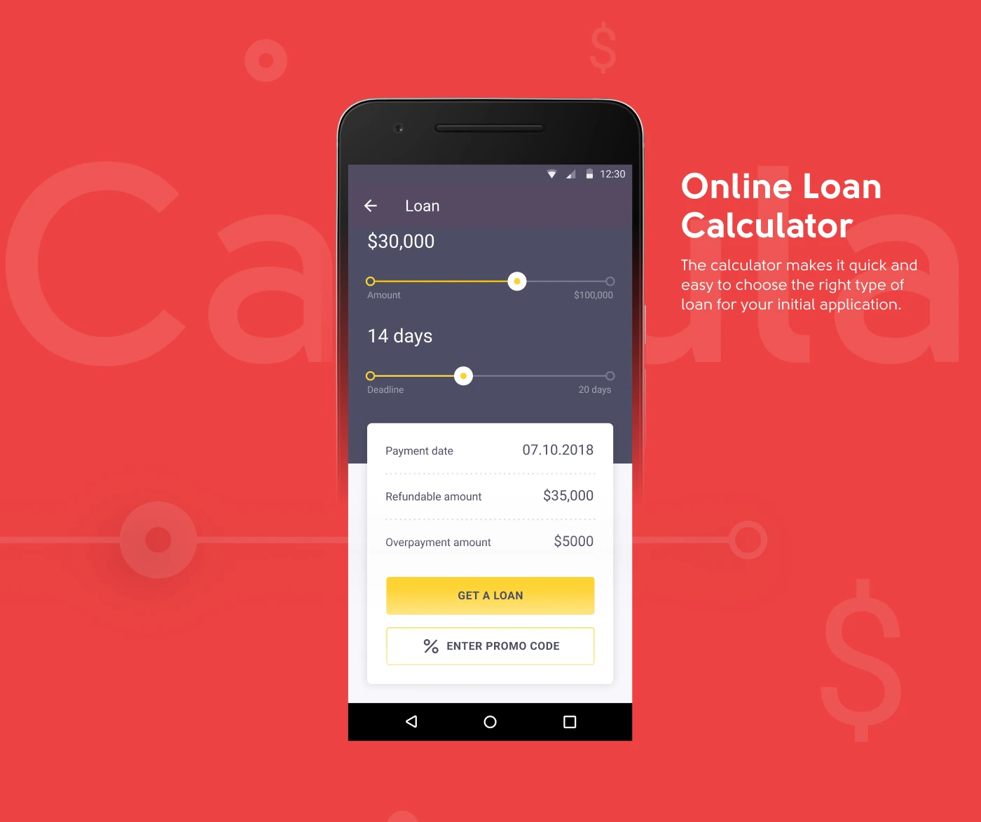 Visual redesign concept for the DZP Android application