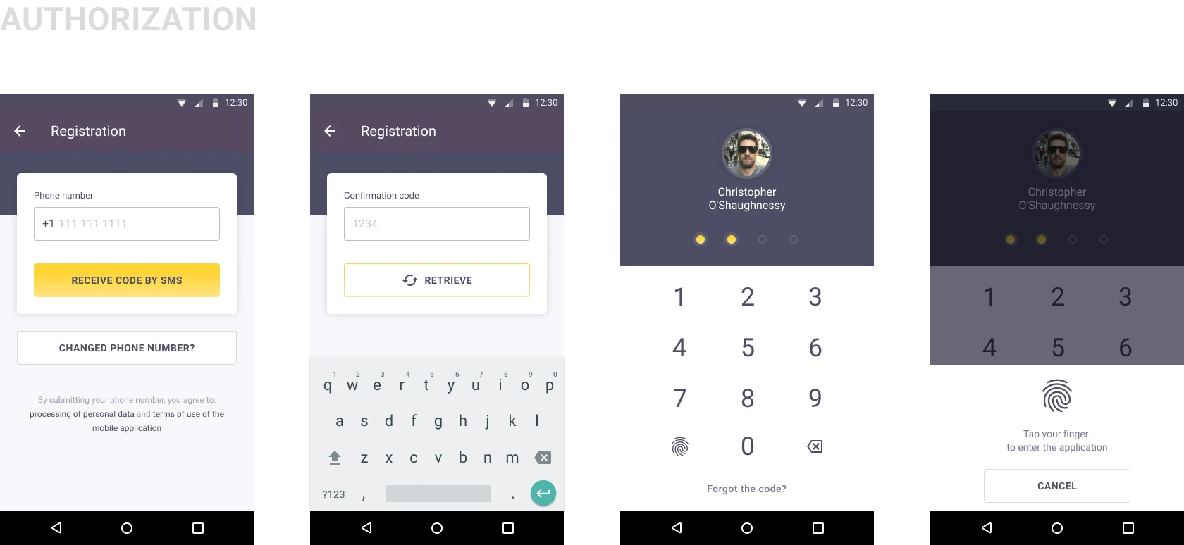 DZP mobile application support flow
