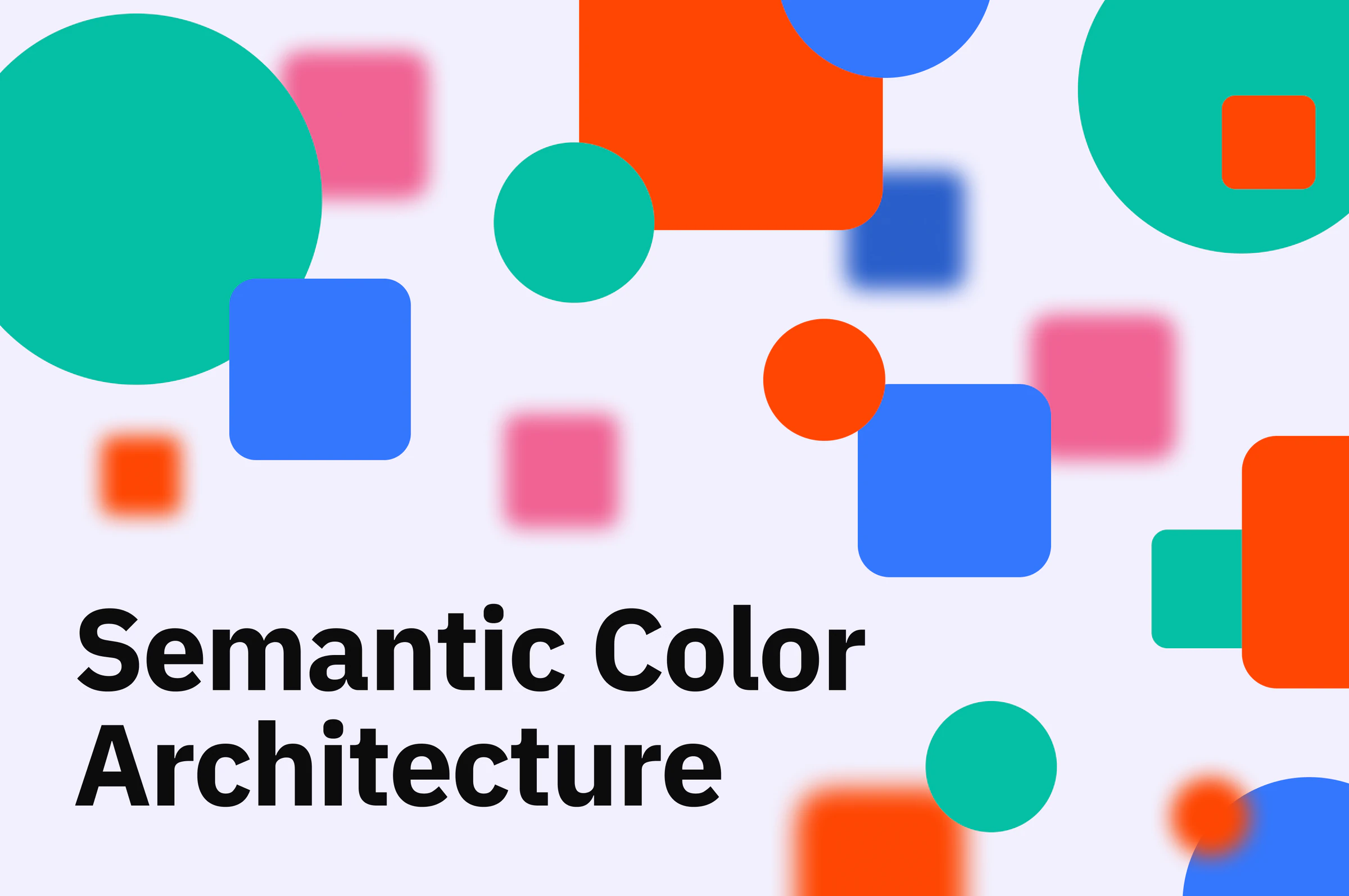 Semantic Color Architecture cover with colorful geometric shapes