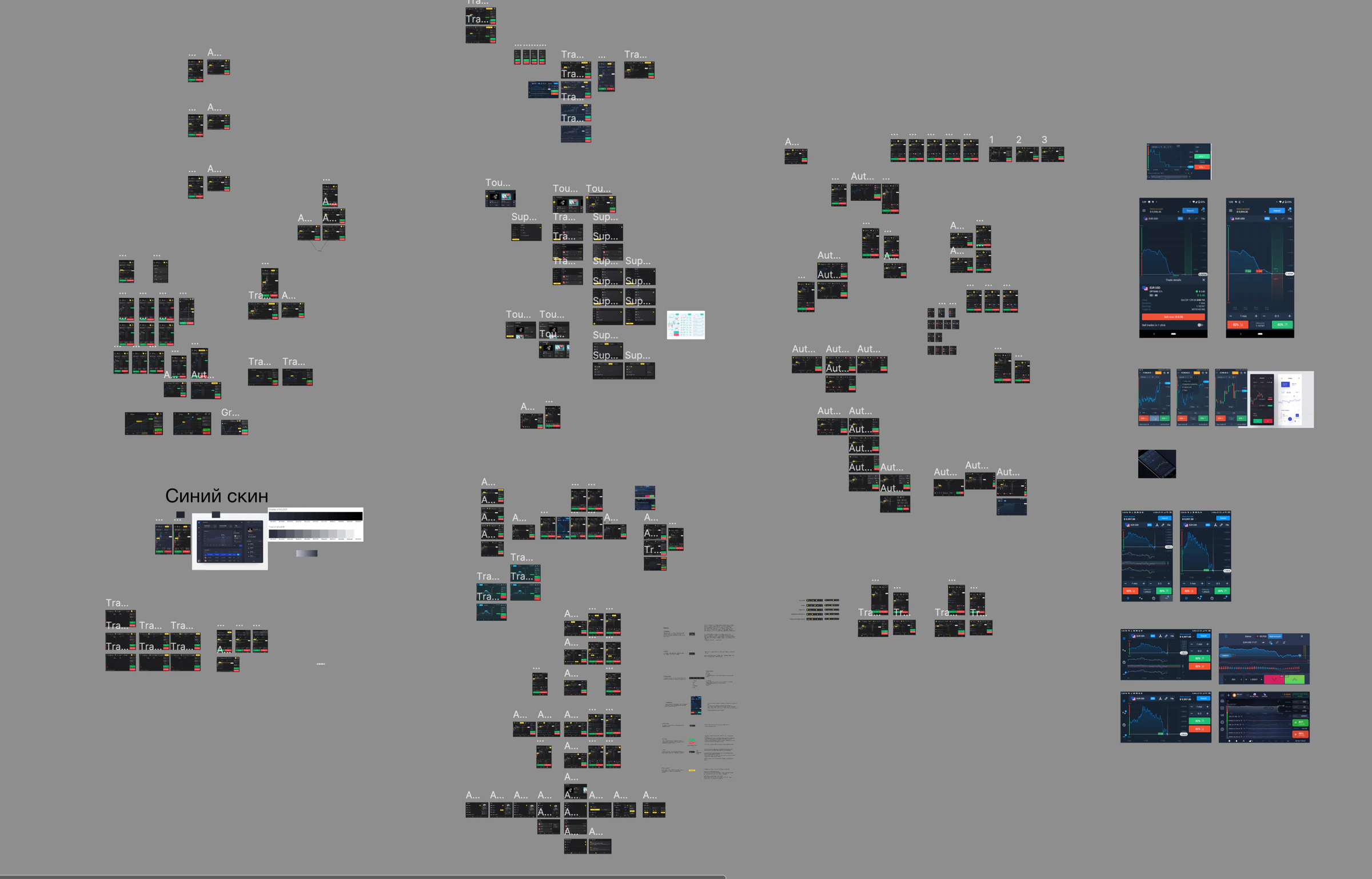 Selected redesign outputs